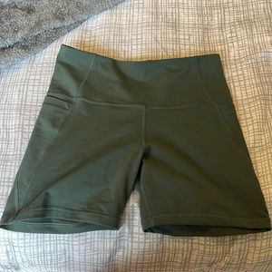 Sage Green Biker Shorts
